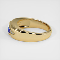 0.53 Ct. Sapphire Ring, 14K Yellow Gold 4