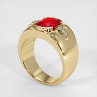 Men's Ruby Ring 1.50 Ct., 14K Yellow Gold Preview