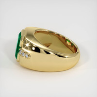 2.58 Ct. Emerald Ring, 18K Yellow Gold 4