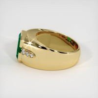 3.16 Ct. Emerald Ring, 18K Yellow Gold 4