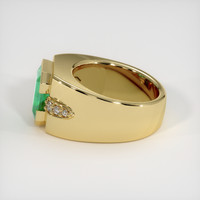 3.97 Ct. Emerald Ring, 18K Yellow Gold 4