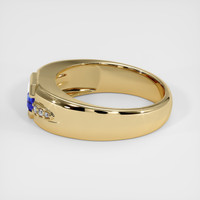 0.53 Ct. Sapphire Ring, 18K Yellow Gold 4