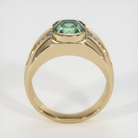 2.78 Ct. Green Sapphire Ring, 18K Yellow Gold 3