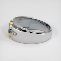 2.09 Ct. Sapphire Ring, 18K Yellow & White 4
