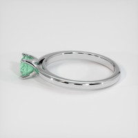 0.54 Ct. Emerald Ring, Platinum 950 4