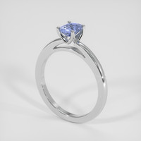 1.11 Ct. Blue Sapphire Ring, Platinum 950 2
