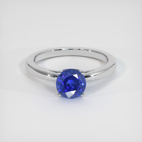 1.45 Ct. Blue Sapphire Ring, Platinum 950 1
