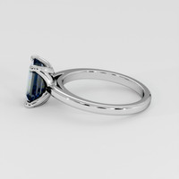 2.32 Ct. Bi Color Sapphire Ring, Platinum 950 4
