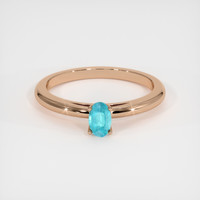 0.31 Ct. Gemstone Ring, 14K Rose Gold 1