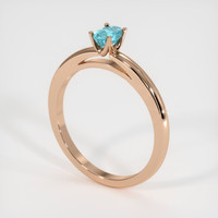 0.31 Ct. Gemstone Ring, 14K Rose Gold 2