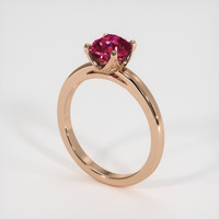 2.23 Ct. Ruby Ring, 14K Rose Gold 2