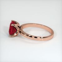 2.35 Ct. Ruby Ring, 14K Rose Gold 4