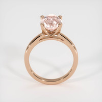 3.21 Ct. Pink Sapphire Ring, 14K Rose Gold 3