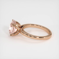 3.21 Ct. Pink Sapphire Ring, 14K Rose Gold 4