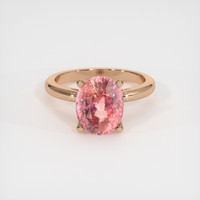4.50 Ct. Sapphire Ring, 18K Rose Gold 1