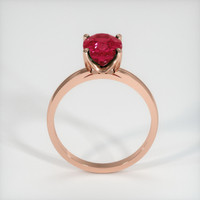 2.35 Ct. Ruby Ring, 18K Rose Gold 3