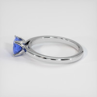 1.58 Ct. Blue Sapphire Ring, 10K White Gold 4
