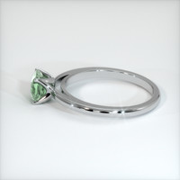 1.06 Ct. Green Sapphire Ring, 10K White Gold 4
