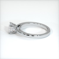 1.29 Ct. Bluish Grey Sapphire Ring, 10K White Gold 4