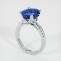 5.15 Ct. Sapphire Ring, 14K White Gold 2