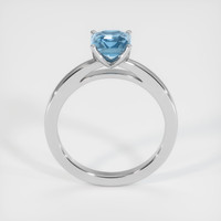 1.58 Ct. Sapphire Ring, 14K White Gold 3