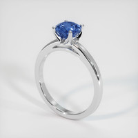 1.16 Ct. Sapphire Ring, 14K White Gold 2