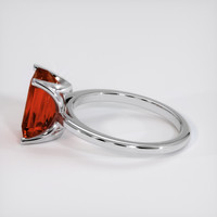 6.35 Ct. Gemstone Ring, 14K White Gold 4
