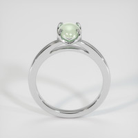 1.15 Ct. Green Sapphire Ring, 14K White Gold 3