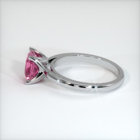 2.33 Ct. Purplish Pink Sapphire Ring, 14K White Gold 4