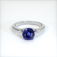 2.09 Ct. Sapphire Ring, 18K White Gold 1