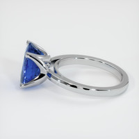 5.15 Ct. Sapphire Ring, 18K White Gold 4