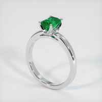 Emerald Ring 0.92 Ct. 18K White Gold Preview