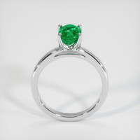 1.21 Ct. Emerald Ring, 18K White Gold 3