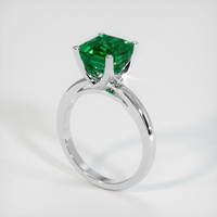 3.01 Ct. Emerald Ring, 18K White Gold 2