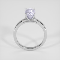 1.47 Ct. Rainbow Moonstone Ring, 18K White Gold 3