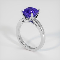 2.70 Ct. Color Change Sapphire Ring, 18K White Gold 2