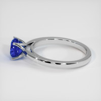 1.45 Ct. Blue Sapphire Ring, 18K White Gold 4