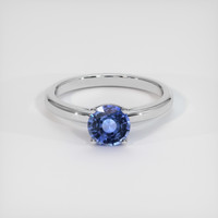 1.58 Ct. Sapphire Ring, 18K White Gold 1