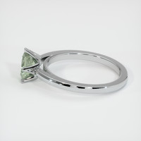 0.81 Ct. Sapphire Ring, 18K White Gold 4
