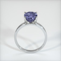 3.34 Ct. Bluish Purple Sapphire Ring, 18K White Gold 3