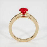 1.10 Ct. Pinkish Red Ruby Ring, 10K Yellow Gold 3