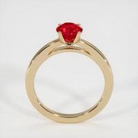 1.20 Ct. Pinkish Red Ruby Ring, 10K Yellow Gold 3