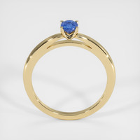 0.42 Ct. Blue Sapphire Ring, 14K Yellow Gold 3