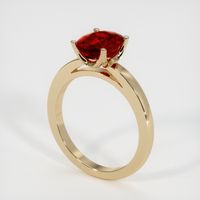 2.00 Ct. Ruby Ring, 14K Yellow Gold 2