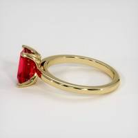 2.23 Ct. Ruby Ring, 14K Yellow Gold 4