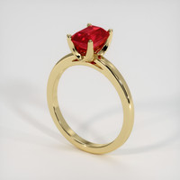 2.08 Ct. Ruby Ring, 14K Yellow Gold 2