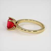 2.08 Ct. Ruby Ring, 14K Yellow Gold 4