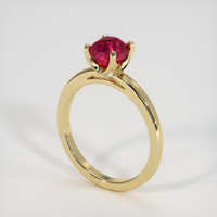 2.06 Ct. Ruby Ring, 14K Yellow Gold 2