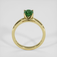 1.23 Ct. Green Sapphire Ring, 14K Yellow Gold 3