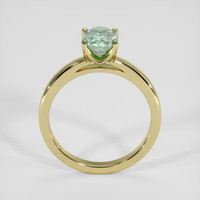 1.51 Ct. Bluish Green Sapphire Ring, 14K Yellow Gold 3